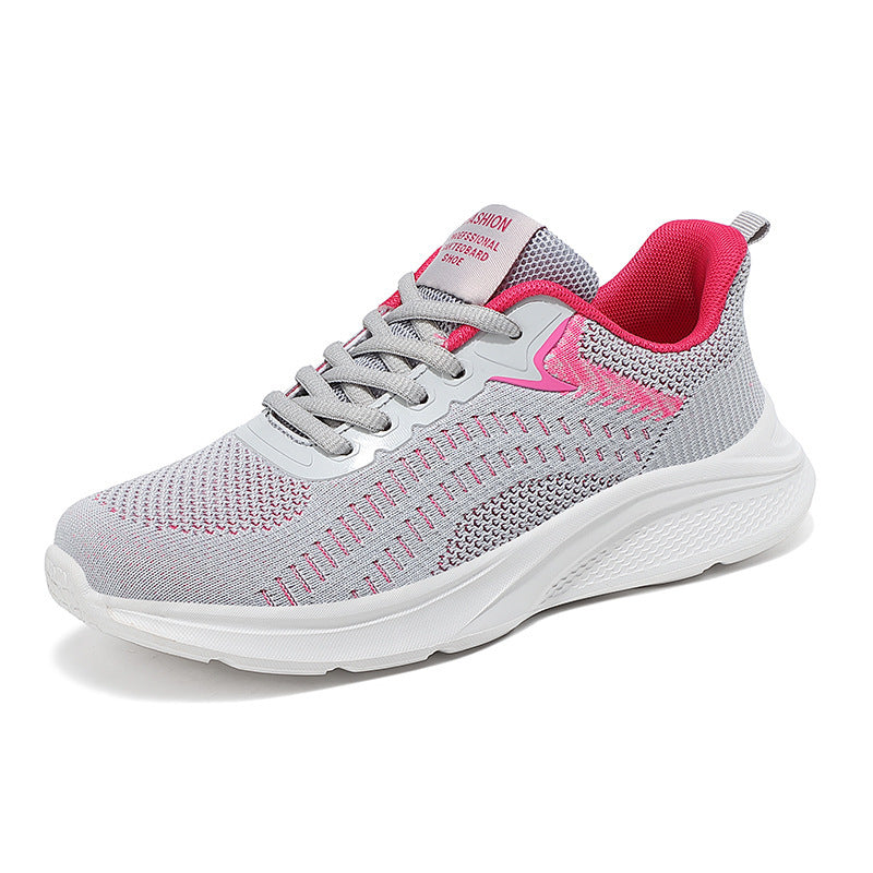 Damen Atmungsaktive Lauf-Sneaker mit elastischem Obermaterial und rutschfester Sohle R&B