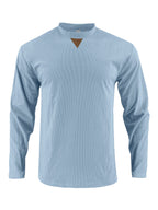 Herren Langarmshirt mit strukturiertem Rippdesign R&B