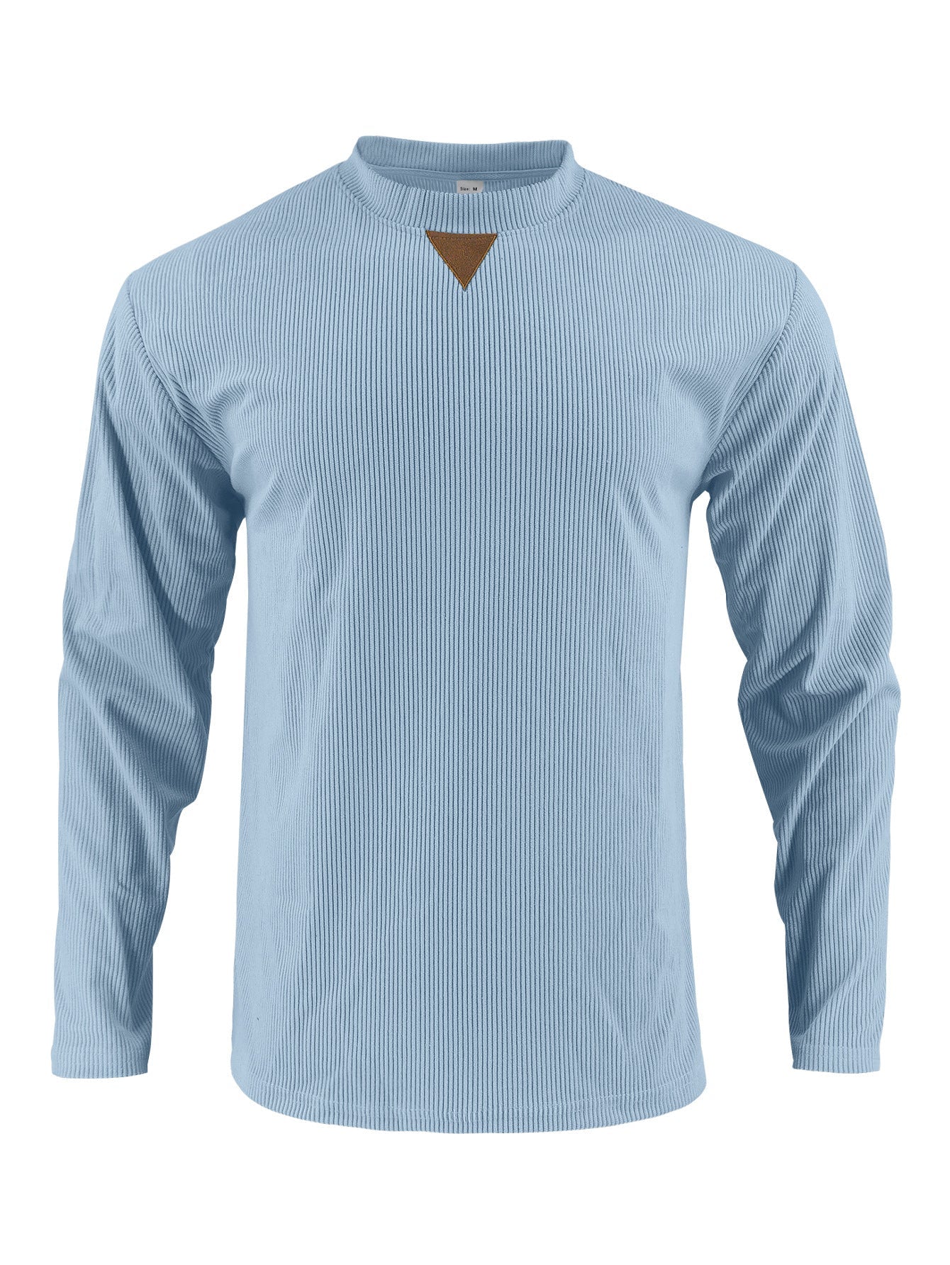 Herren Langarmshirt mit strukturiertem Rippdesign R&B