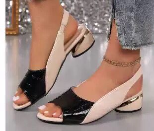 Damen Slingback-Sandalen mit elegantem Netzdesign und verstellbarem Riemen R&B