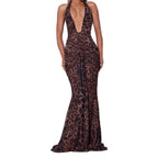 Damen Elegantes Wickelkleid mit tiefem V-Ausschnitt und raffiniertem Faltenwurf R&B