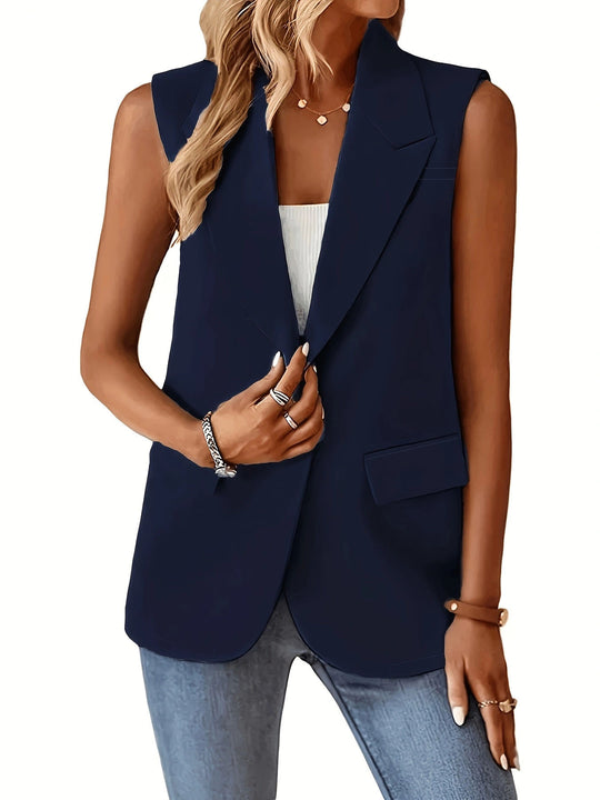 Damen Stylischer Blazer-Weste R&B