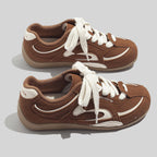Damen Sportliche Sneaker mit rutschfester Gummisohle und atmungsaktiver Struktur