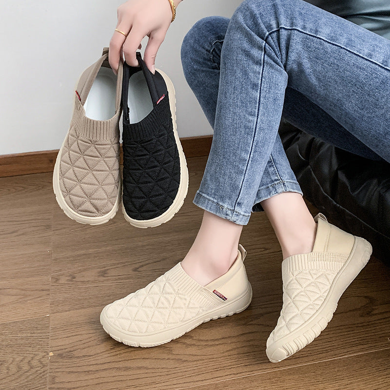 Damen Komfortable Slip-On Sneakers R&B