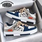Damen Modische Sneakers mit robustem Obermaterial und einzigartigem Design