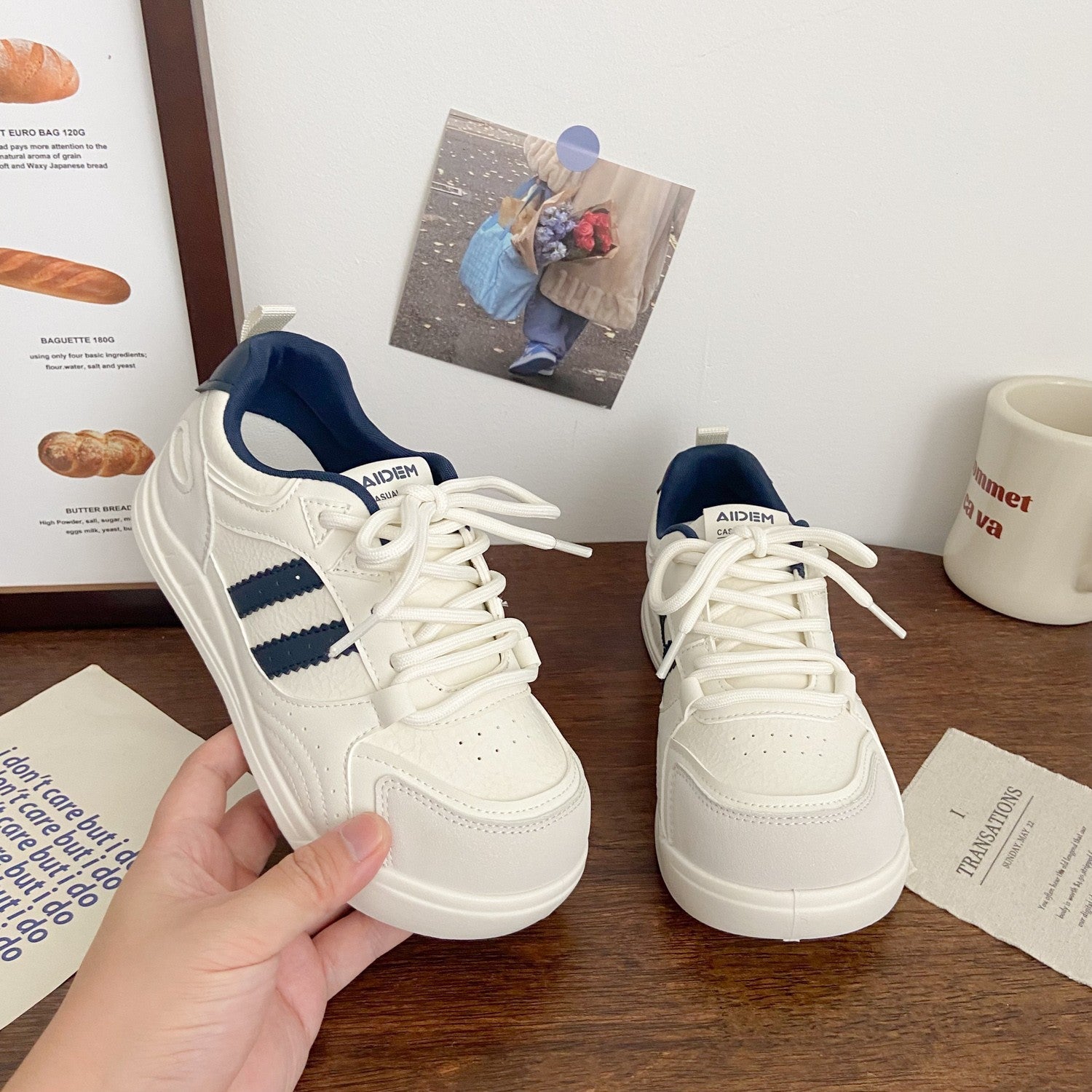 Damen Sneakers mit dämpfender Sohle und atmungsaktivem Obermaterial R&B