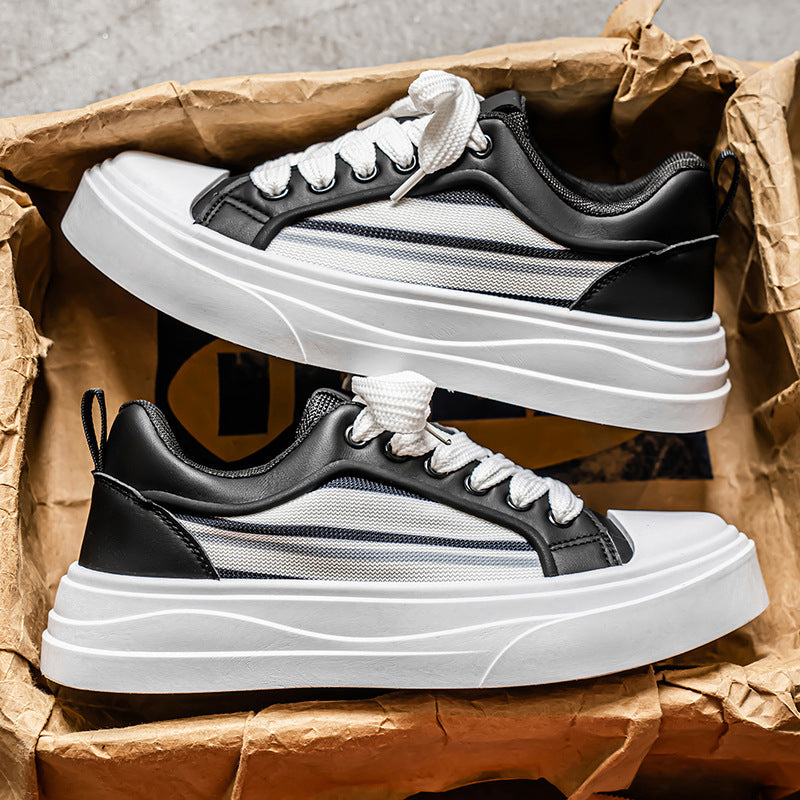 Damen Modische Sneakers mit komfortabler Plattform und atmungsaktiver Obermaterialkombination R&B