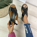 Damen Sling-Sandaletten mit verstellbarem Riemen und anatomischer Fußbettung R&B