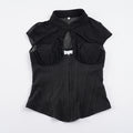 Damen Taillenkorsett mit transparenten Einsätzen und eleganten Details R&B