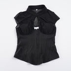 Damen Taillenkorsett mit transparenten Einsätzen und eleganten Details R&B