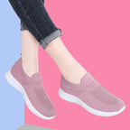 Damen Slip-On Freizeitschuhe mit atmungsaktivem Obermaterial und rutschfester Sohle R&B