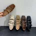 Damen Ballerinas mit dekorativem Riemchen und elegantem Design R&B