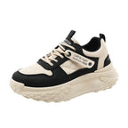 Damen modische Chunky Sneakers mit strapazierfähigem Obermaterial und bequemer Dämpfung R&B