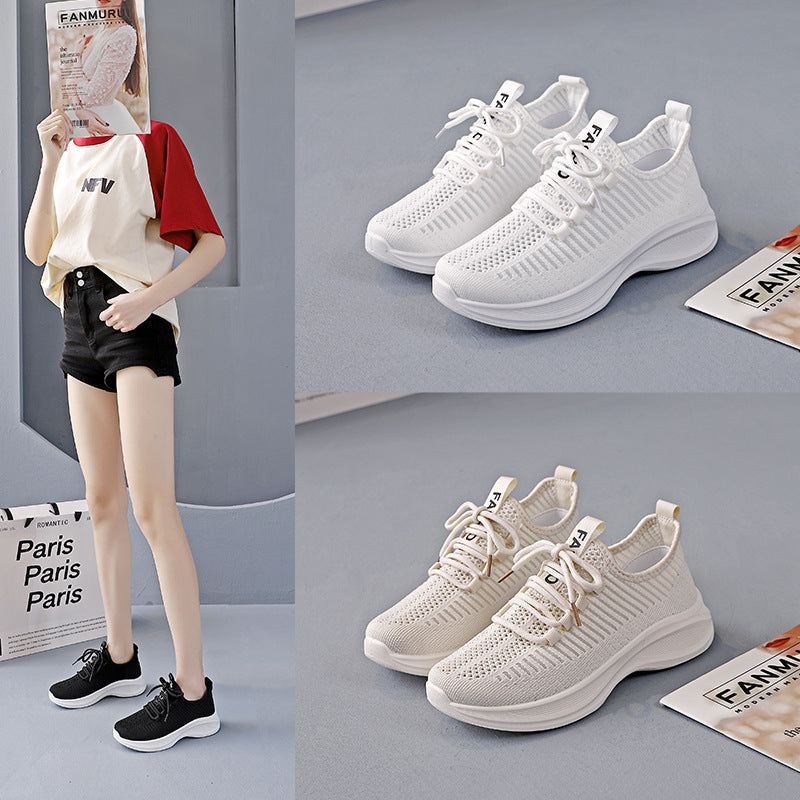 Damen Atmungsaktive Freizeitsneaker mit flexibler Sohle und modernem Design R&B