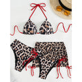 Damen Triangel-Bikini mit lässigem Wickelrock