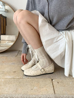 Damen Ballerinas mit dekorativer Schnalle und funkelndem Design R&B