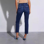 Damen Edle Cropped Jeans im klassischen Schnitt R&B