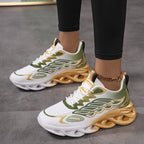 Damen Sportliche und atmungsaktive Laufsohlen Sneakers