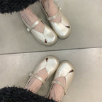 Damen bequeme Pantoletten mit verstellbarem Riemen und offenem Zehenbereich R&B