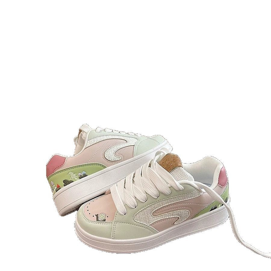 Damen Schnürsneaker mit verspieltem Motiv und atmungsaktivem Obermaterial R&B