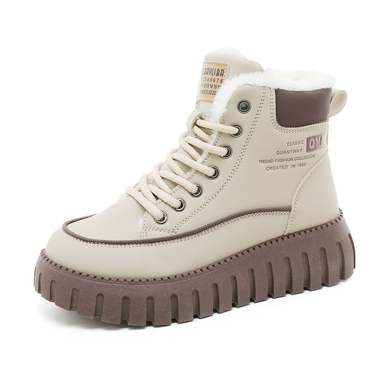 Damen Warmgefütterte Chunky Winterstiefel R&B
