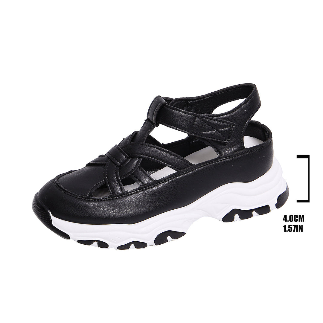 Damen Sneaker Sandalen mit komfortablem Riemendesign und atmungsaktiver Oberflächenstruktur R&B