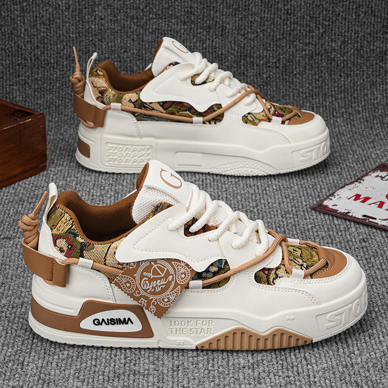 Damen sportliche Chunky-Sneaker mit einzigartigem Design und atmungsaktiver Sohle R&B