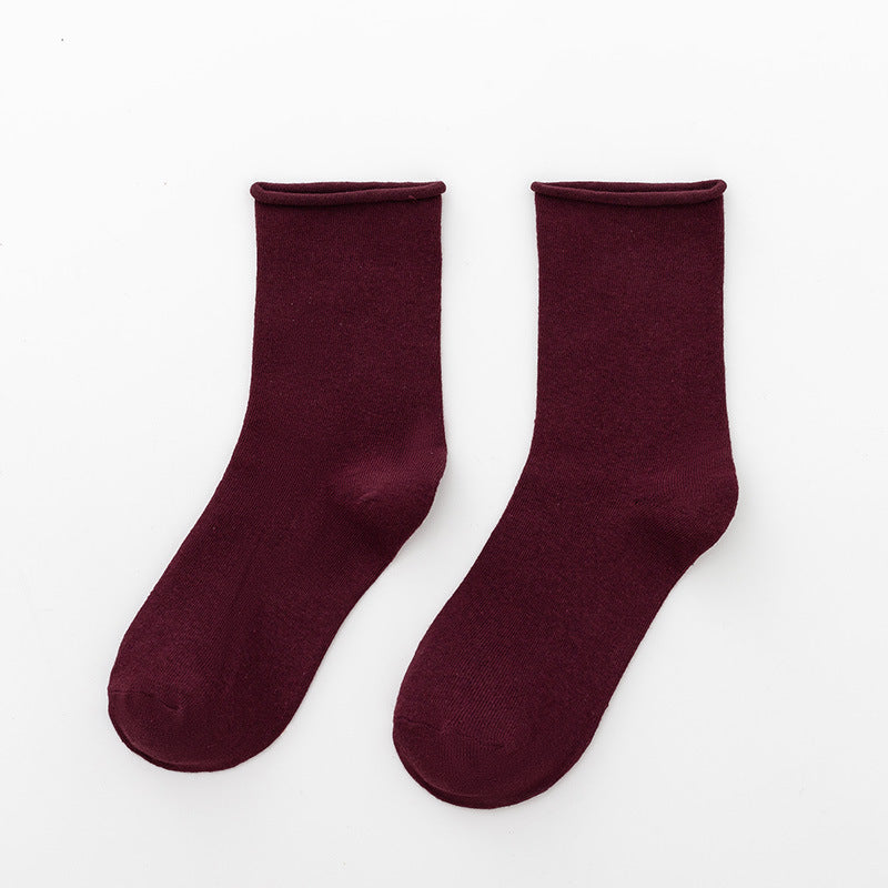 Damen Komfortable Baumwollsocken im klassischen Stil R&B