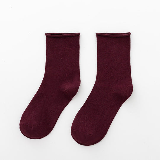 Damen Komfortable Baumwollsocken im klassischen Stil R&B