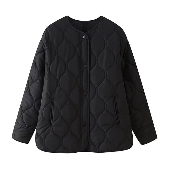 Damen Steppjacke mit zeitgemäßem Design und praktischen Seitentaschen R&B