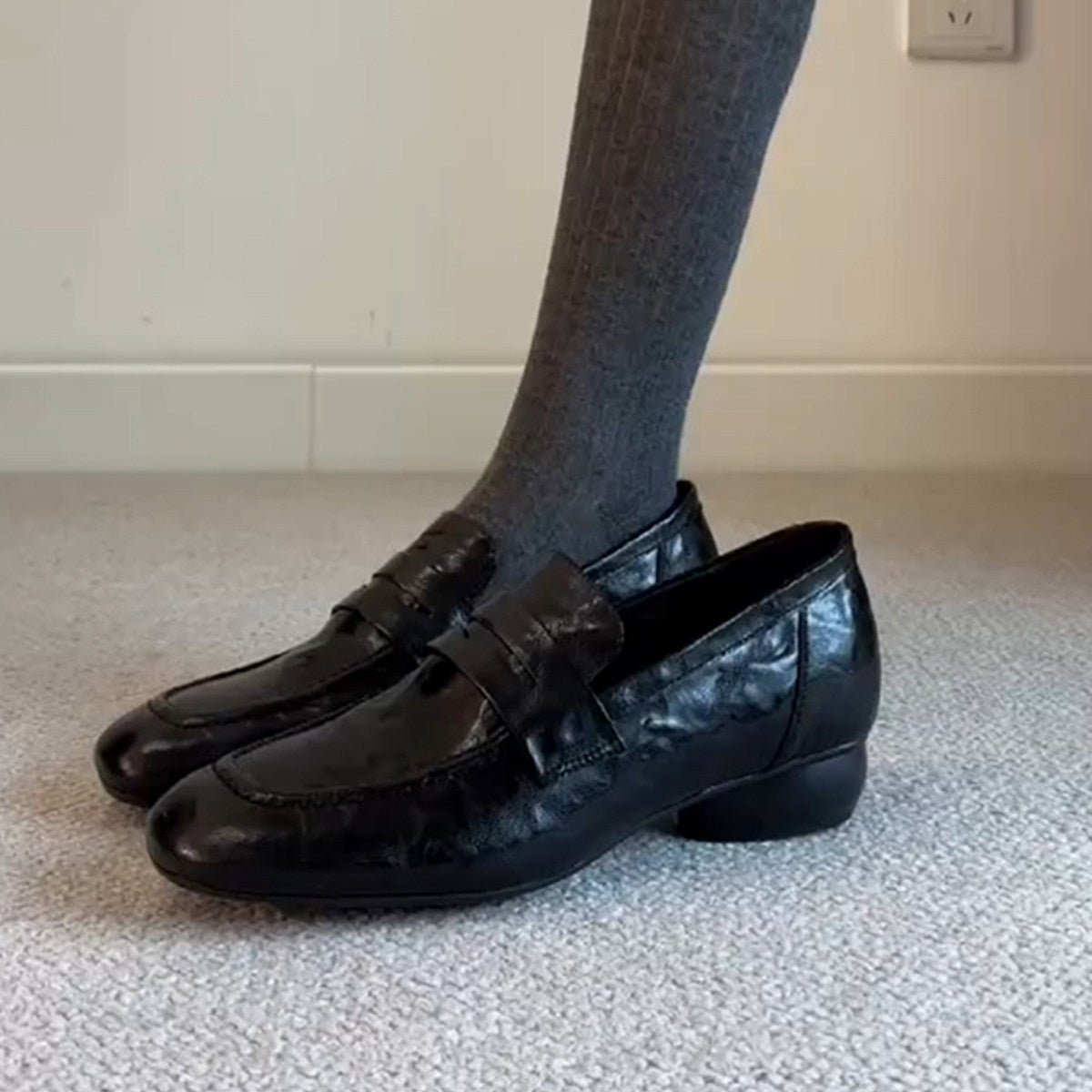Damen Bequeme Mokassins mit modischem Design