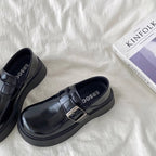 Damen Modische Chunky Clogs mit verstellbarem Schnallenverschluss und dickem Sohlenprofil R&B
