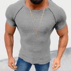 Herren figurbetontes Kurzarmshirt R&B