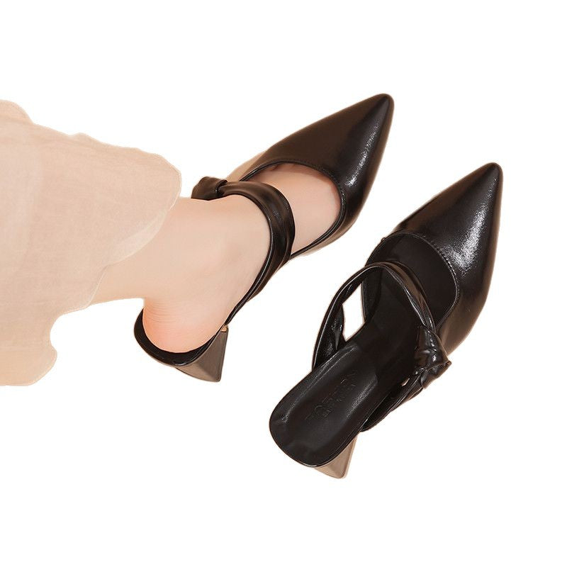 Damen Slingback High Heel Schuhe mit elegantem Riemchen R&B