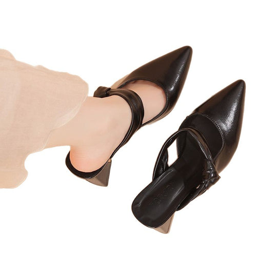 Damen Slingback High Heel Schuhe mit elegantem Riemchen R&B