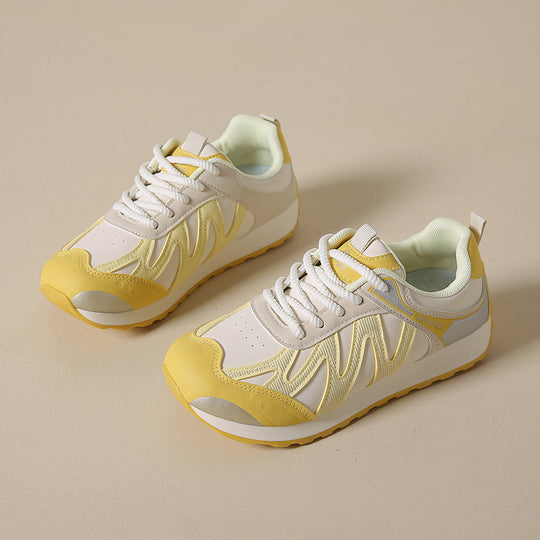 Damen Sportliche Sneakers mit atmungsaktiver Mesh-Oberfläche und dämpfendem Sohlenprofil R&B