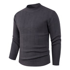 Herren Strukturpullover mit hochgeschlossenem Kragen und modischem Design R&B