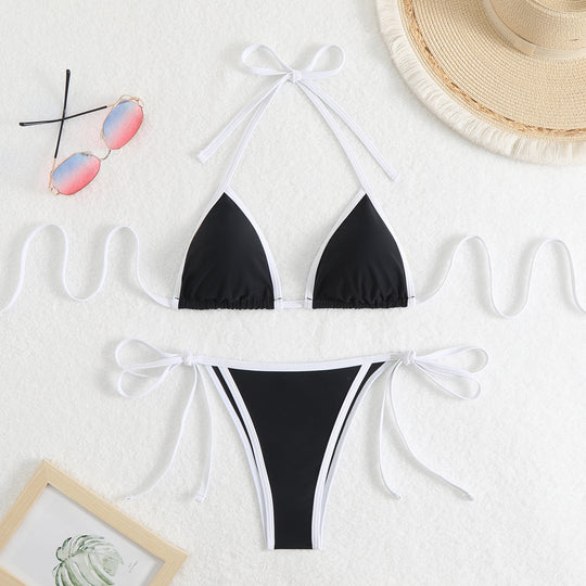 Damen Triangel-Bikini mit verstellbaren Trägern R&B