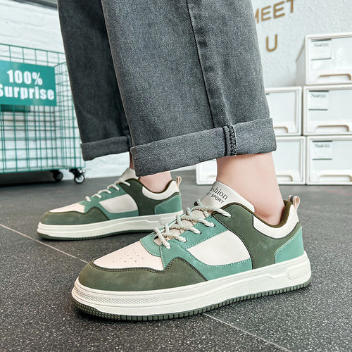 Damen sportive High-Top Sneakers mit floralem Design und rutschfester Sohle R&B