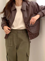 Damen Praktische und modische Kurzjacke R&B