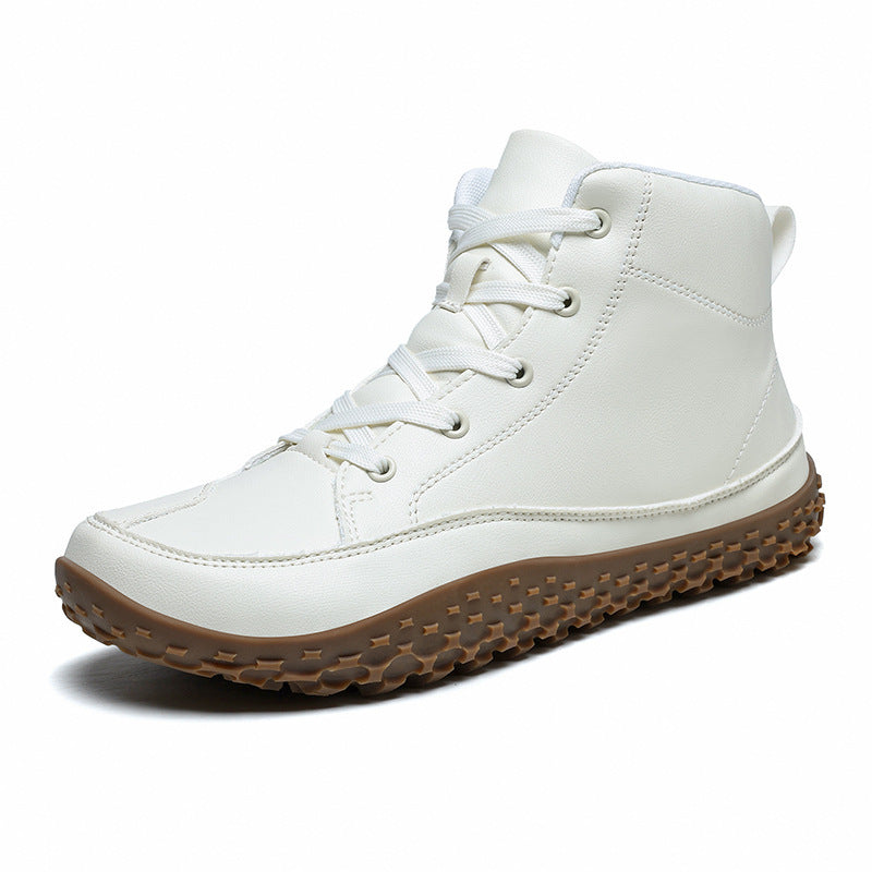 Herren nan urbaner Leder-Sneakerboot mit gepolstertem Schaft und griffiger Profilsohle R&B