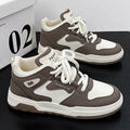 Damen sportliche High-Top Sneakers mit atmungsaktiver Oberfläche und stoßdämpfender Sohle R&B