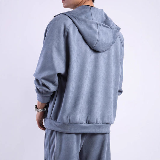 Damen Fleece-Hoodie mit praktischer Reißverschlussfront und komfortablem Schnitt R&B