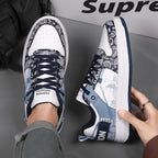Damen Sneakers mit kunstvoller Paisley-Musterung und atmungsaktiver Oberflächenstruktur