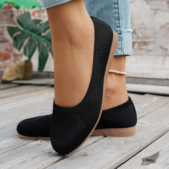 Damen atmungsaktive Ballerinas mit flexiblem Fußbett R&B