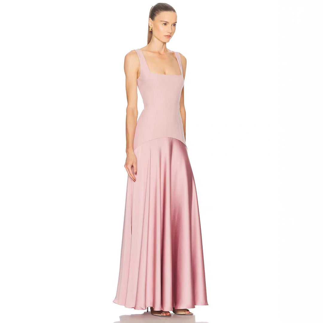 Damen elegantes Kleid mit figurformendem Schnitt und elegantem Reißverschluss R&B