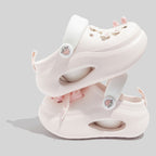 Damen Modische Clogs mit verspielten Applikationen und flexiblem Tragekomfort