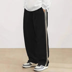 Herren komfortable Freizeithose mit seitlichem Streifen R&B
