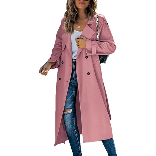 Damen eleganter Trenchcoat R&B