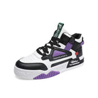 Damen modische High-Top Sneakers mit sportivem Design und rutschfester Sohle R&B